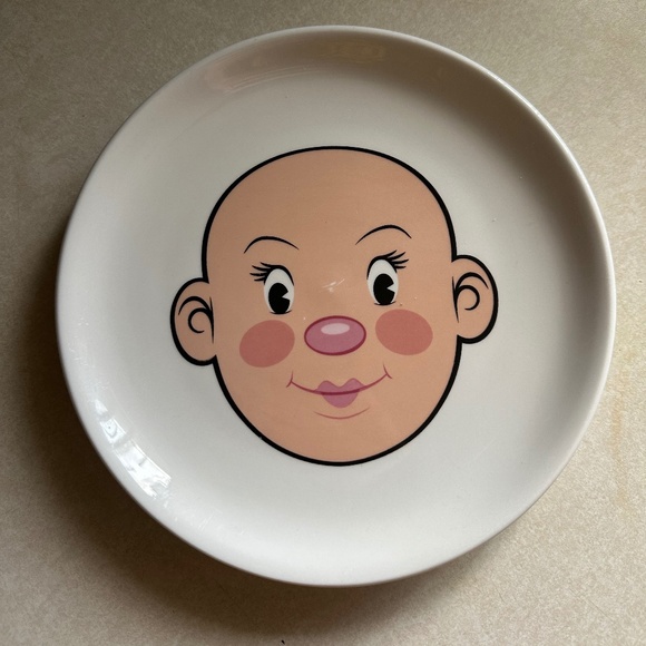 Ms. Food Face Fred Plate for Kids - Picture 1 of 2